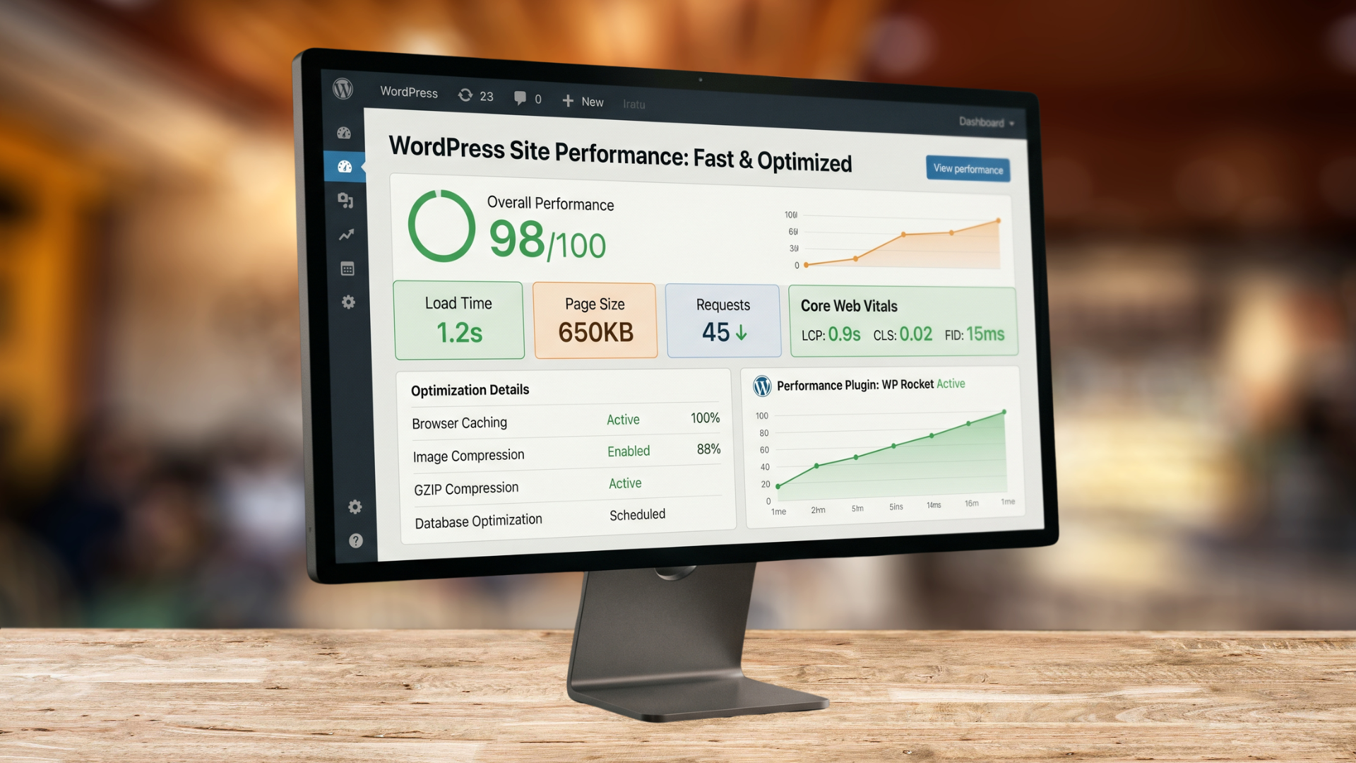 WordPress hız optimizasyonu — Core Web Vitals iyileştirme rehberi